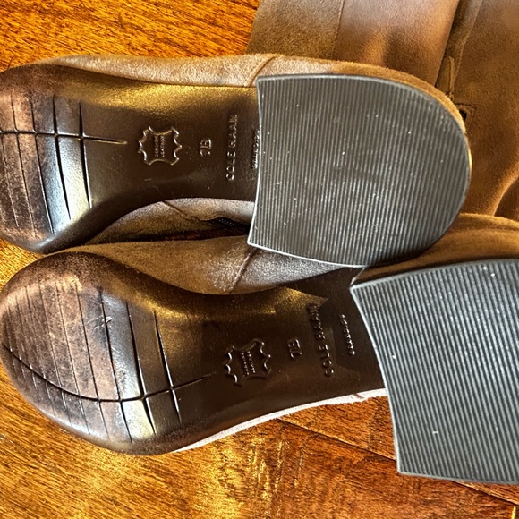 Cole Haan Over the Knee Gray Suede Boots - Picture 5 of 5